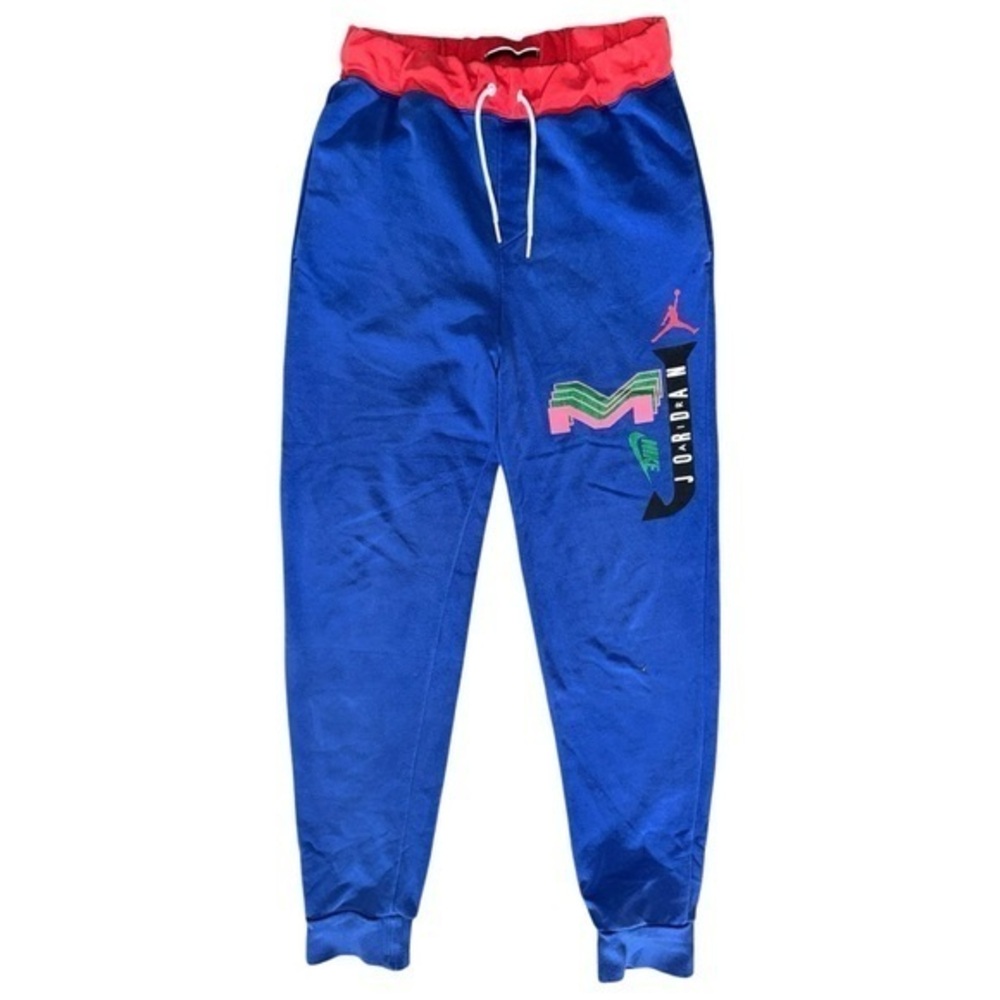 Nike Men’s Size S Blue Jordan DNA Sport Fleece Sweat Pants Joggers CV7990-495
